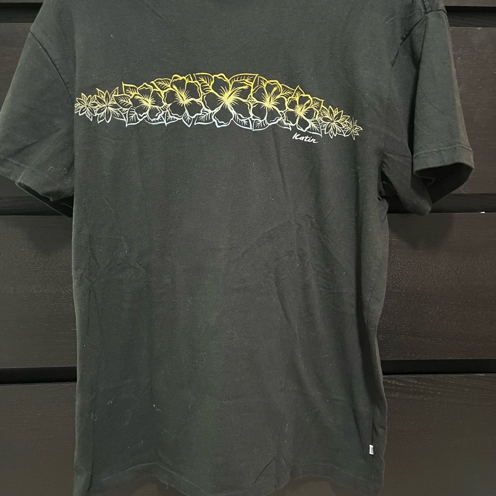 Katin Black Floral Graphic T-Shirt